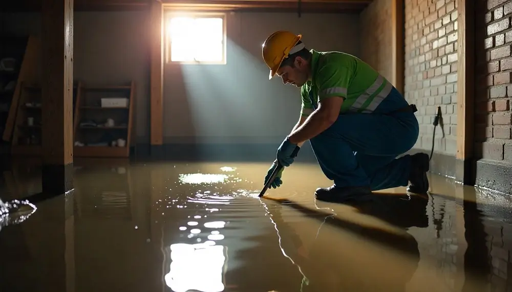 Professional water damage restoration services in Burlington, IN